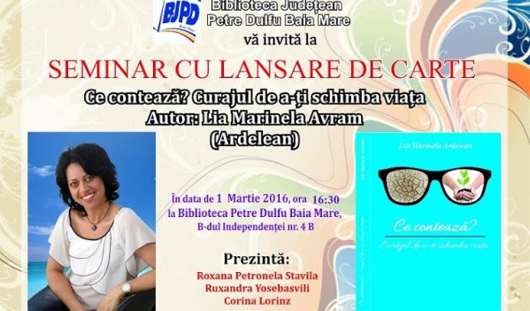 Se întâmplă la Biblioteca Județeană Baia Mare în săptămâna 29 februarie – 5 martie Se întâmplă la Biblioteca Județeană Baia Mare în săptămâna 29 februarie – 5 martie
