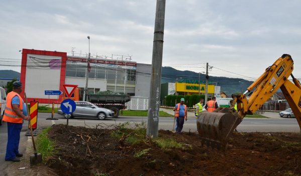 Baia Mare: Au început lucrările la sensul giratoriu de la Elanko Baia Mare: Au început lucrările la sensul giratoriu de la Elanko