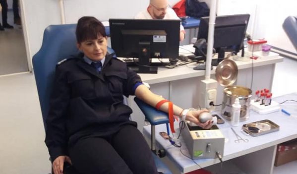 Jandarmii băimăreni au donat sânge Jandarmii băimăreni au donat sânge