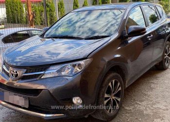 Autoturism furat din Marea Britanie, descoperit în Borșa