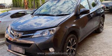 Autoturism furat din Marea Britanie, descoperit în Borșa