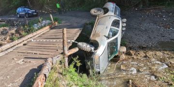 Șofer oprit cu focuri de armă în Borșa