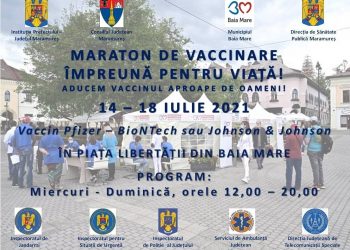 Maraton de vaccinare în Baia Mare
