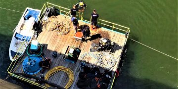 Intervenție cu scafandri la barajul Strâmtori Firiza