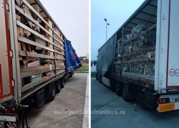 Doi șoferi din Maramureș au încercat să introducă în țară câteva tone de produse second-hand
