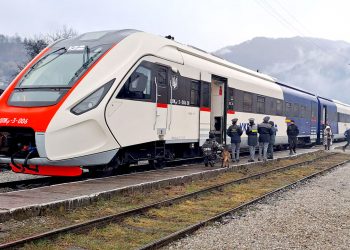 A fost reluat traficul feroviar prin PTF Valea Vișeului, la frontiera cu Ucraina