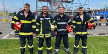ISU Maramureș a participat la concursul „Cel mai puternic pompier”