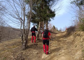 Acțiune derulată de salvamontiști într-o zonă greu accesibilă a localității Cavnic